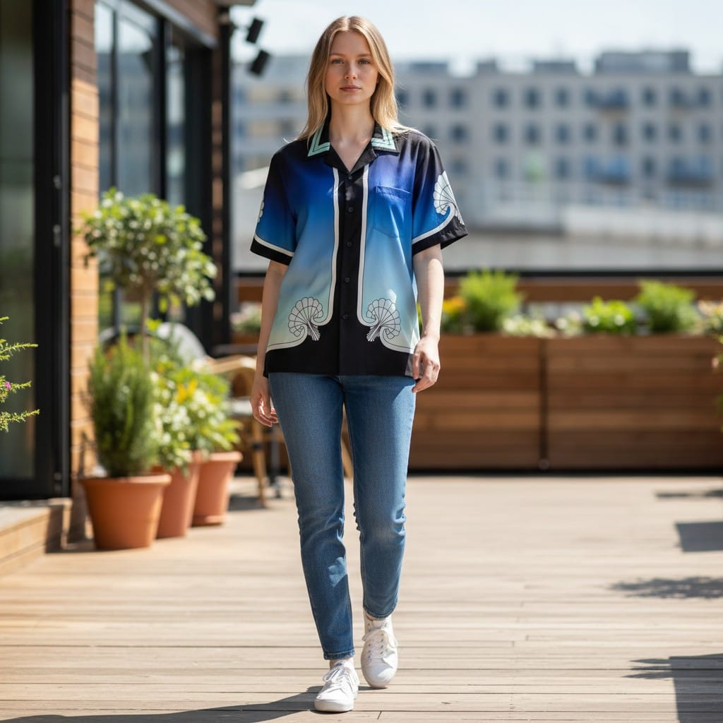 Casablanca Shell Pajamas